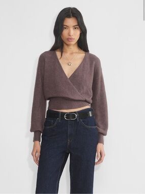 Aritzia wrap sweater